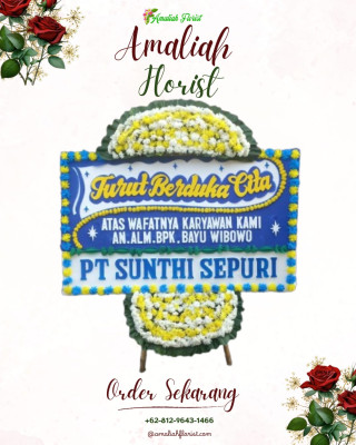 Papan Bunga Duka di Pejaten
