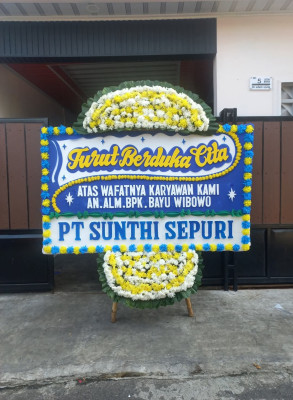 Papan Bunga Duka di Pejaten
