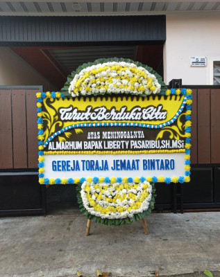 Papan Bunga Duka di Pejaten