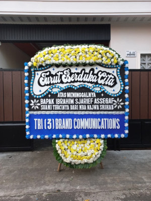 Papan Bunga Duka di Pejaten